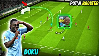 Review - All New 98 Speed + 97 Acceleration + 95 Dribbiling Potw Booster Doku 😍🥶 ....... #efootball