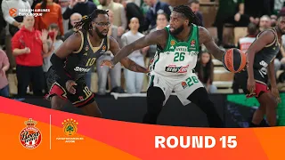 AS Monaco-Panathinaikos AKTOR Athens | Round 15 Highlights | 2023-24 Turkish Airlines EuroLeague