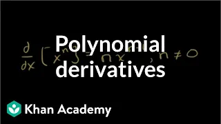 Differentiating polynomials | Derivative rules | AP Calculus AB | Khan Academy