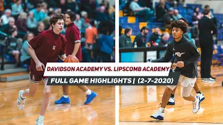 Davidson Academy vs. Lipscomb Academy | FULL GAME HIGHLIGHTS (2/7/2020)