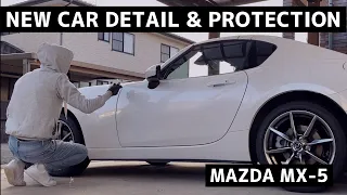MAZDA MX-5 Miata New Car Detail & Ceramic Coating!! ASMR