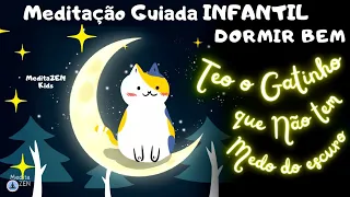 MEDITAÇÃO GUIADA INFANTIL PARA DORMIR BEM sem MEDO - Relaxamento Infantil