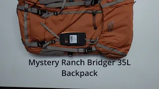 TRAVEL GEAR:  Mystery Ranch Bridger 35L