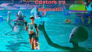 Live Fortnite România Jucam custom cu abonații!
