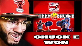 Freddy Vs Chuck E - Puppet Beatbox Battles - reaction