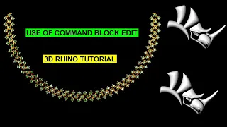 USE OF BLOCK COMMAND PART-2 || RHINO COMMAND TUTORIAL||
