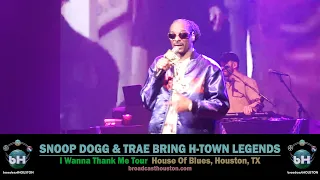 SNOOP DOGG Brings DEVIN THE DUDE & TRAE THA TRUTH Brings LIL KEKE @ House Of Blues Concert!