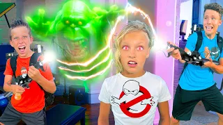 Our house is Haunted! Ghostbusters!
