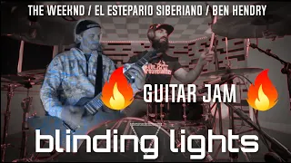 GUITAR JAM WITH EL ESTEPARIO SIBERIANO | BLINDING LIGHTS - THE WEEKND | DRUM COVER