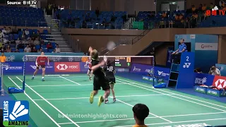 Rinov Rivaldy Beat Fomer World No 1 | Rinov RIVALDY / Pitha MENTARI vs KO Sung Hyun / EOM Hye Won