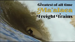 BEST SWELL OF ALL TIME: Ma'alaea Freight Trains - Maui 2022