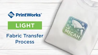 PrintWorks Light Fabric Transfers Process - How to use our iron-on transfers!