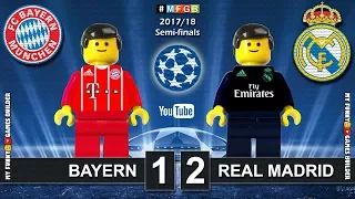 Bayern vs Real Madrid 1-2 • Semi-finals Champions League 2018 (25/04) Goals Highlights Lego Football