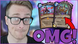 This DECK is LEGENDARY! | Rafaam Quest Warlock | Descent of Dragons | Wild Hearthstone