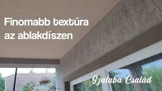 Textúra az ablakdíszen