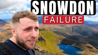 We attempted the HARDEST route up Snowdon & FAILED! Crib Goch 😱