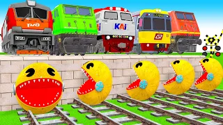 踏切アニメ  あぶない電車 TRAIN 🚦 Fumikiri 3D Railroad Crossing Animation # train #1