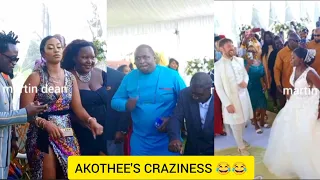 AKOTHEE'S FULL RECEPTION VIDEO 🔥. CELEBRITIES' CRAZY DANCE