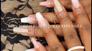 DIY: BABY BOOMER |COFFIN | ALL ACRYLIC | NAILS