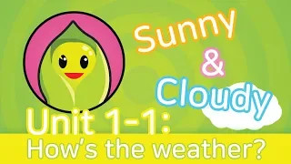 [Basic English]How’s the Weather? Sunny & Cloudy Connect-the-Dots | ESL | English | 英語