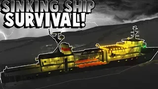 Sinking Ship SURVIVAL and RESCUE! - Stormworks Multiplayer Gameplay Challenge!