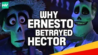 Why Did Ernesto De La Cruz Betray Hector? (Backstory Explained!) | Coco Theory