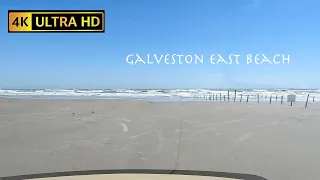 Galveston Texas 4K Driving Tour - Seawall BLVD to East Beach