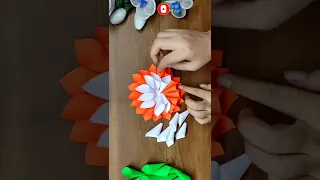 Independence day craft ideas/ Indian tri colour badge making at Home #shorts #youtubeshorts
