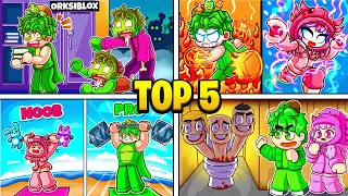 TOP 5 BESTE ROBLOX SPIELE! (SKIBIDI TOILET, ZOMBIES ÜBERLEBEN, RAINBOW FRIENDS und MEHR!)