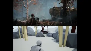 God of war - Wildwoods Level Design