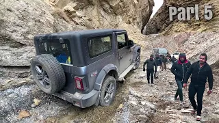 New THAR को बचाने पूरी भीड़ जमा हो गई 💪 Offroading - SPITI VALLEY (Part 5)