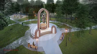 Проект реконструкції скверу у місті Бориспіль