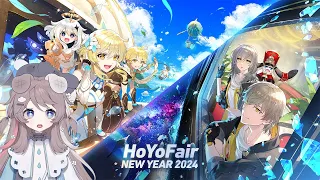 HoYoFair 2024 New Years Genshin Impact Honkai: Star Rail | Huotaru React