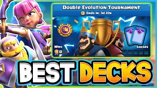 Top 5 BEST DECKS for the Double Evolution Tournament!