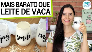 3 LEITES VEGETAIS FÁCEIS MAIS BARATOS QUE LEITE DE VACA