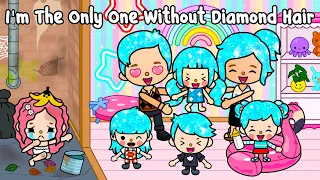 I'm The Only One Without Diamond Hair | Toca Love Story | Toca Boca Life World | Toca Animation