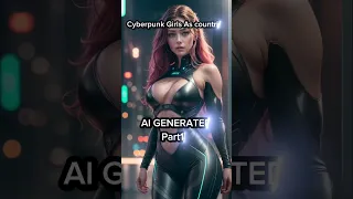 Asking Ai To Draw Countries As Cyberpunk Girls!!"Part1🎬