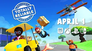 Totally Reliable Delivery Service - Release Date Trailer | Xbox, PS4, Epic, Switch