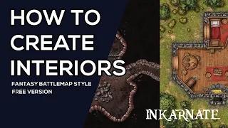 How to Create Interiors with the Free Version  | Inkarnate Stream