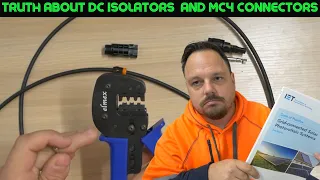 How to install an MC4 connector and do you need DC isolators ??? - Solar System Opinions