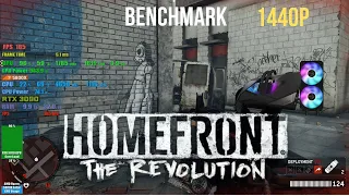 Homefront The Revolution RTX 3090 Gigabyte AORUS WATERFORCE Benchmark  Ryzen 5800x 1440p