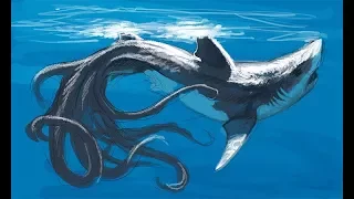 Cryptids and Monsters:  Lusca, a colossal half-shark, half-octopus sea monster