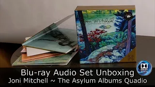 Unboxing Joni Mitchell - The Asylum Albums Quadio Set - Blu-ray Audio Stereo, Quad, and Atmos