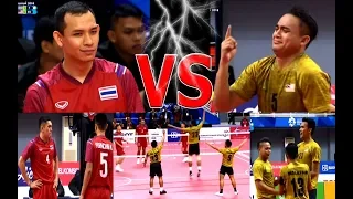 Sepak Takraw - Thailand VS Malaysia ! Asian Games 2018 ! Intense Battle ! 1st Regu !