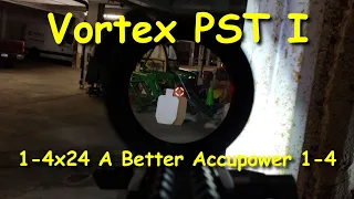 Vortex PST I 1-4x24 TMCQ Reticle - A Better Accupower/Credo 1-4x