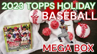 2023 TOPPS HOLIDAY BASEBALL MEGA boxes.. Patch hits for the win????