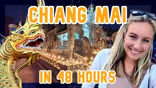 48 HOURS IN CHIANG MAI | Sunday Market & Temple Candle Ceremony