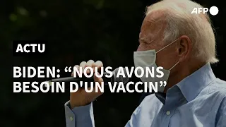 Biden: "Si je pouvais avoir un vaccin demain, je le ferais" | AFP