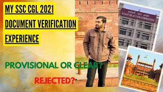 SSC CGL 2022 | MY DOCUMENT VERIFICATION EXPERIENCE CGL 2021 🔥REQUIRED DOCUMENTS #ssc #ssccgl