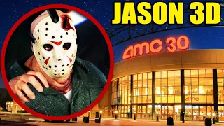 if you see JASON at the ABANDONED AMC THEATRE, you must ESCAPE! (FRIDAY THE 13TH 3D IN REAL LIFE)
